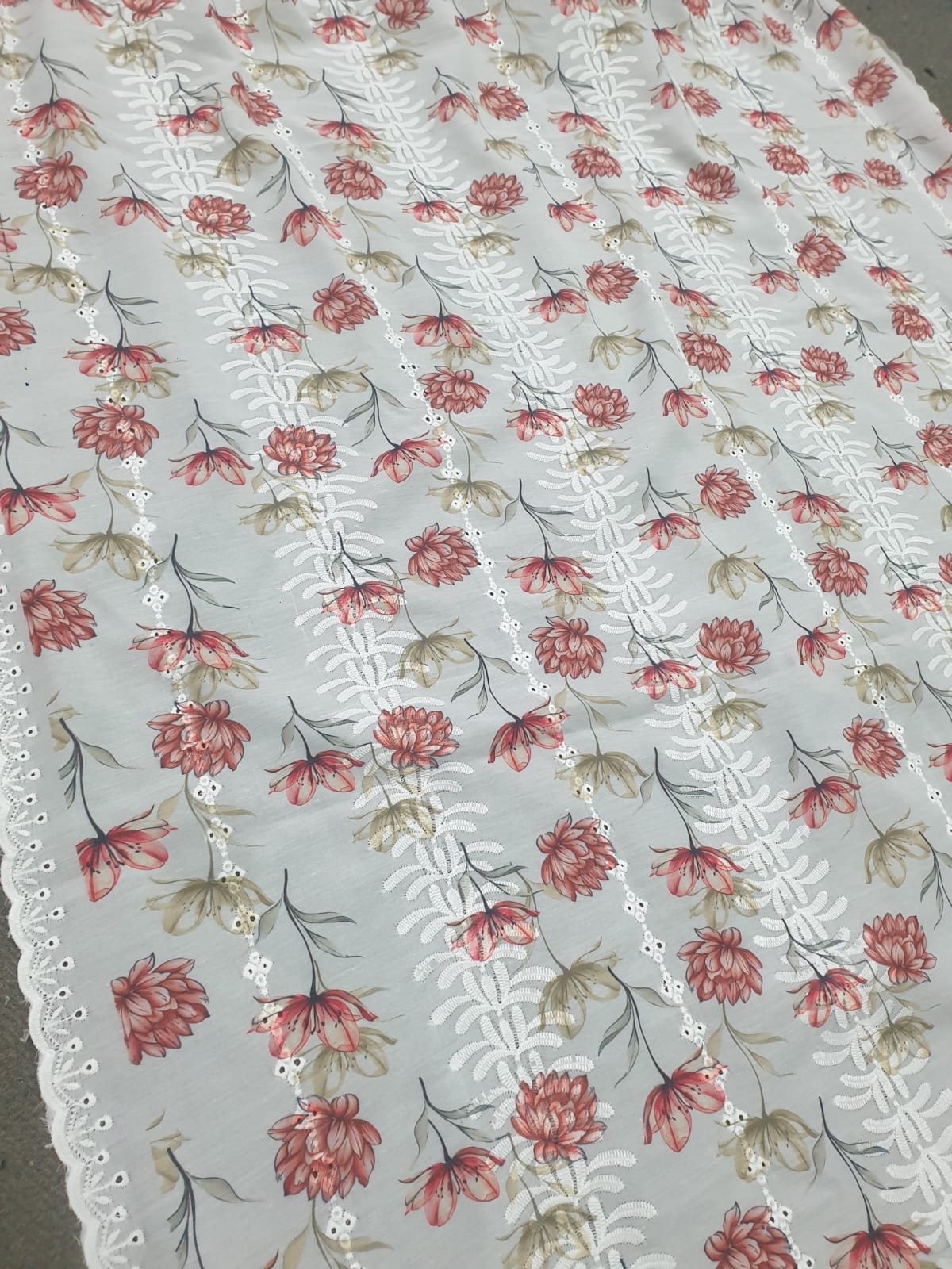 Floral Embroidered Shawl