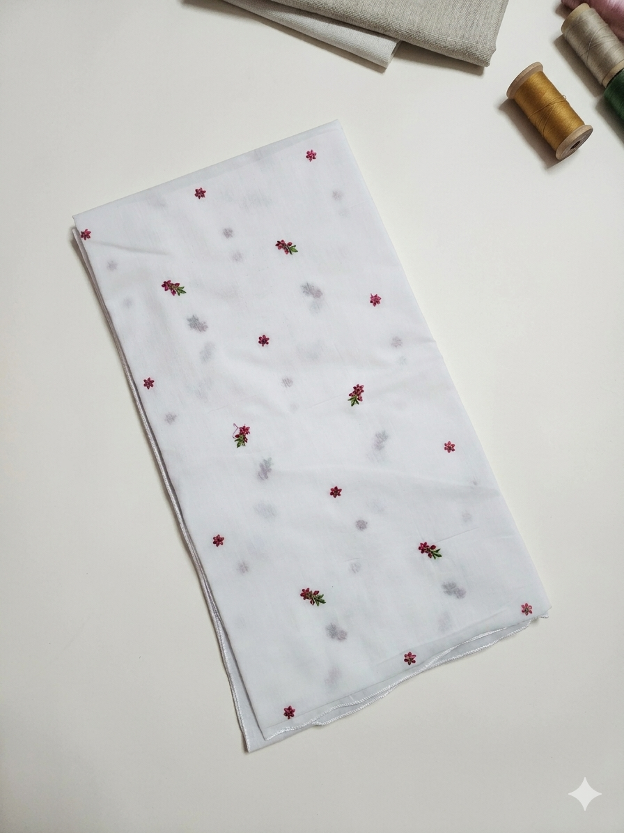 Floral Embroidered Shawl