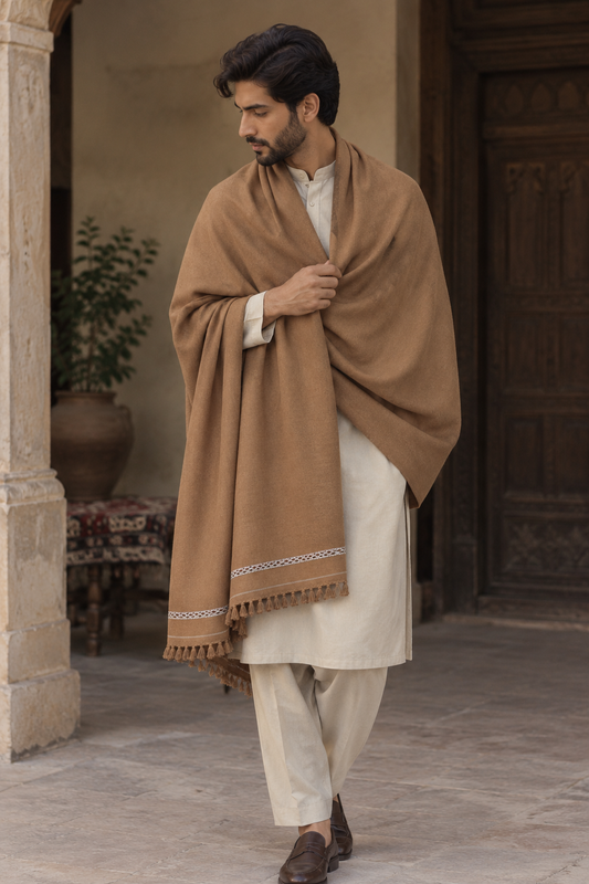 Brown shawl
