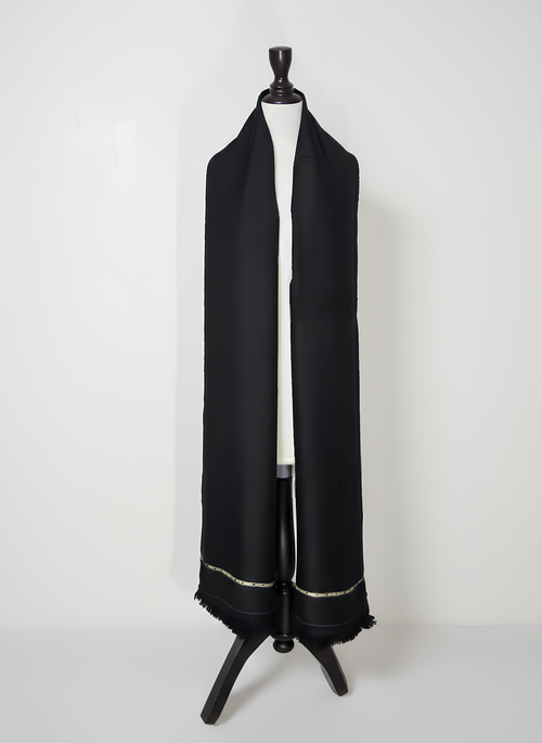 Black Wool Men Shawl