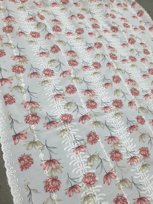 Floral Embroidered Shawl